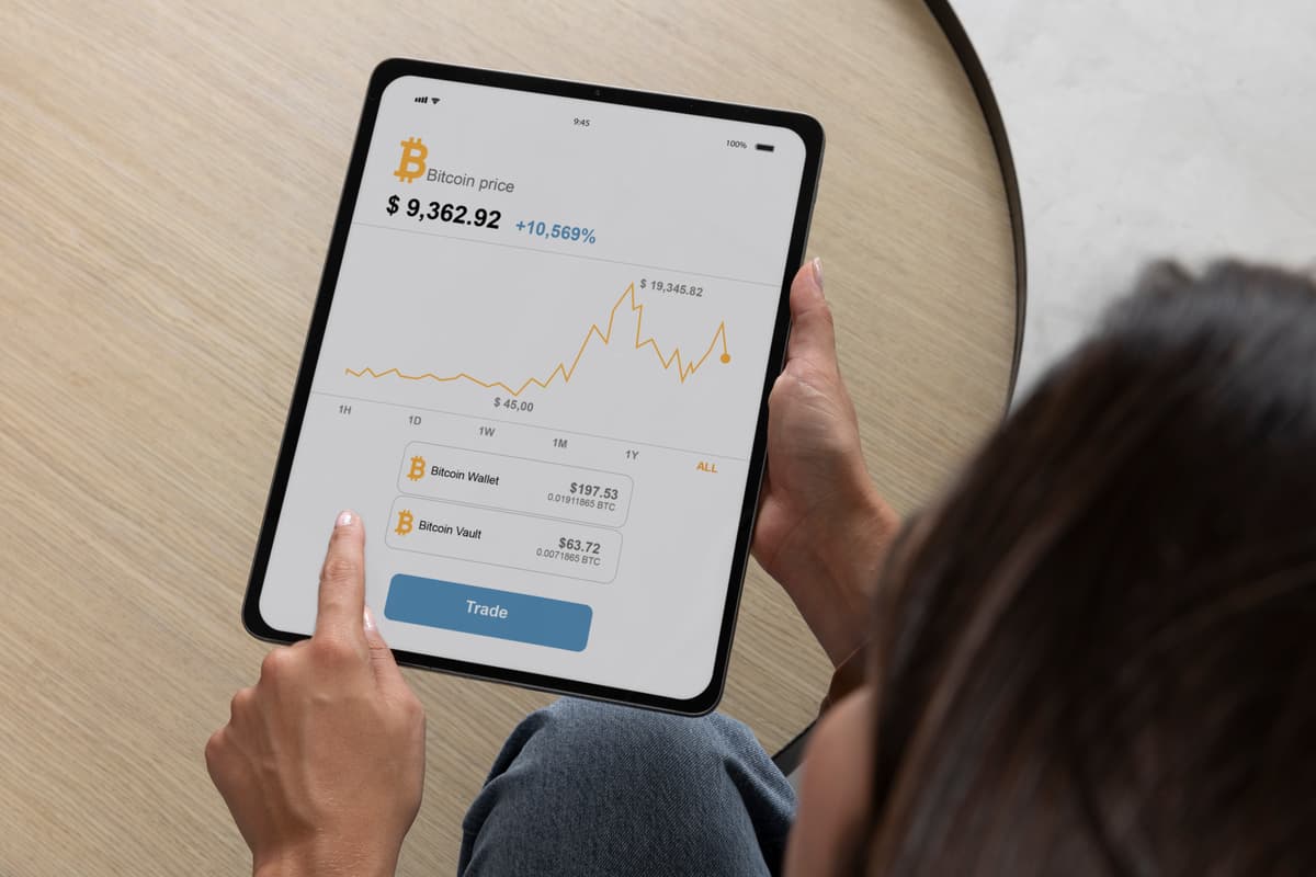 Picture of Man Holding Tablet